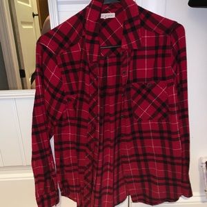 Fire Red flannel